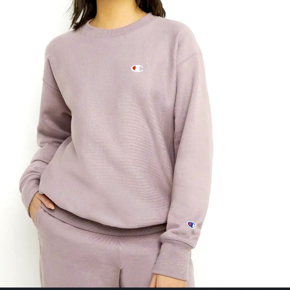 Champion Lilac Crewneck Sweatshirt - Lavender/Purple
